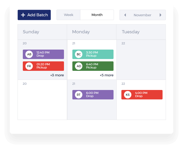 Workflow Calendar