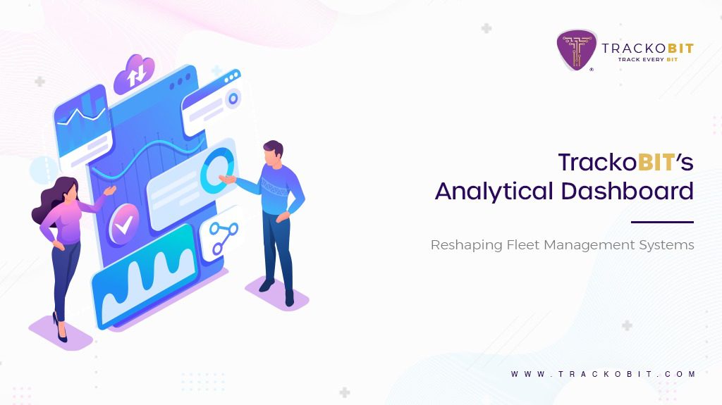 TrackoBit's Analytical fleet management Dashboard